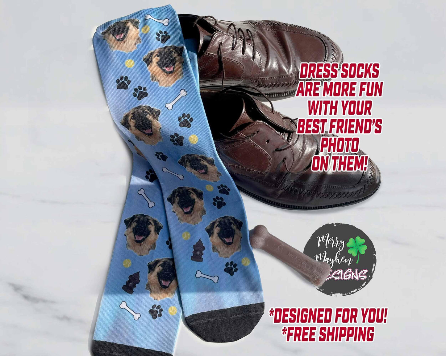 Custom Sock with Photo, Face on Socks, Groom Gift Sock, Fiance Sock Man, Mens Dress Socks XL, Custom Dress Socks, Pet's Face Socks, Picture