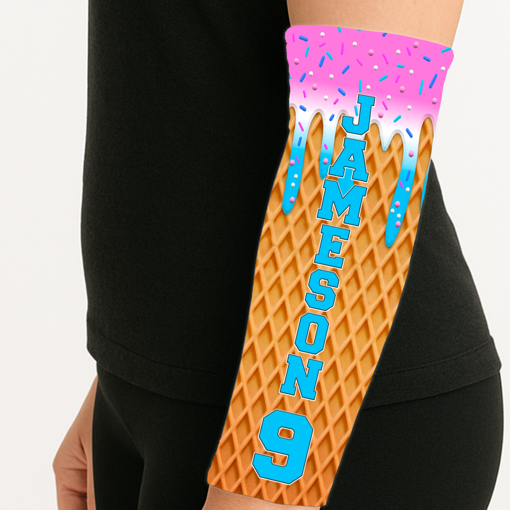 Ice Cream Drip Arm Sleeve, Custom Respect the Drip