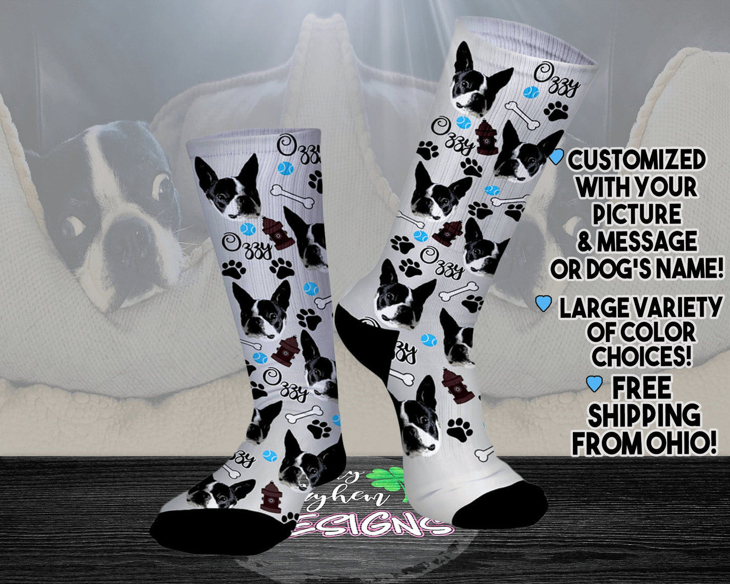 Custom Sock with Photo, Face on Socks, Groom Gift Sock, Fiance Sock Man, Mens Dress Socks XL, Custom Dress Socks, Pet's Face Socks, Picture