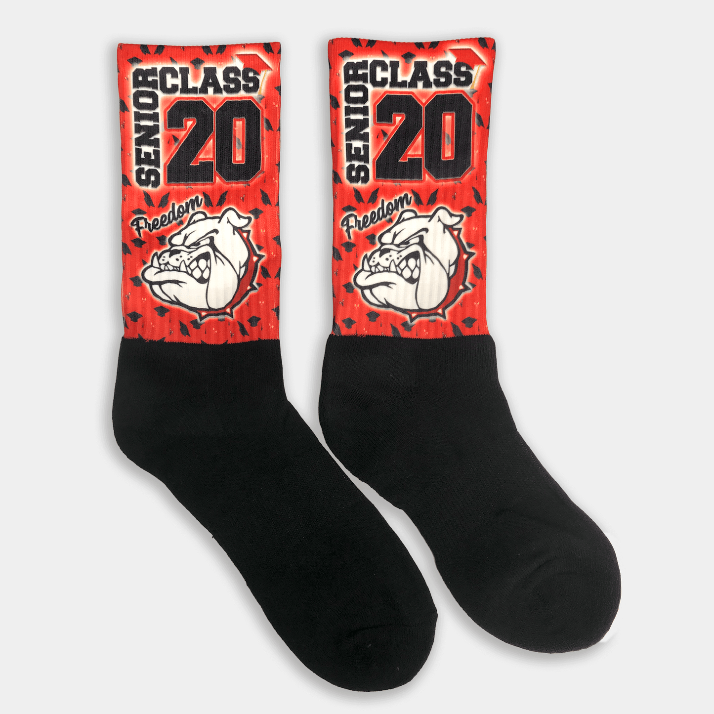 custom graduation socks for seniors
