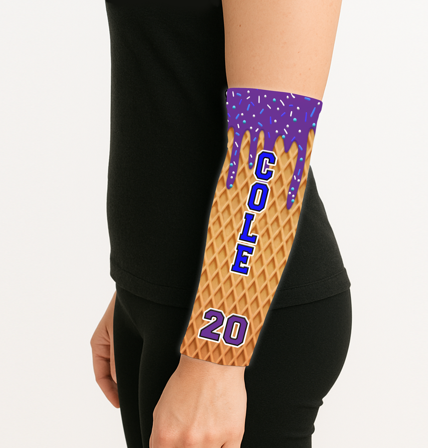Ice Cream Drip Arm Sleeve, Custom Respect the Drip