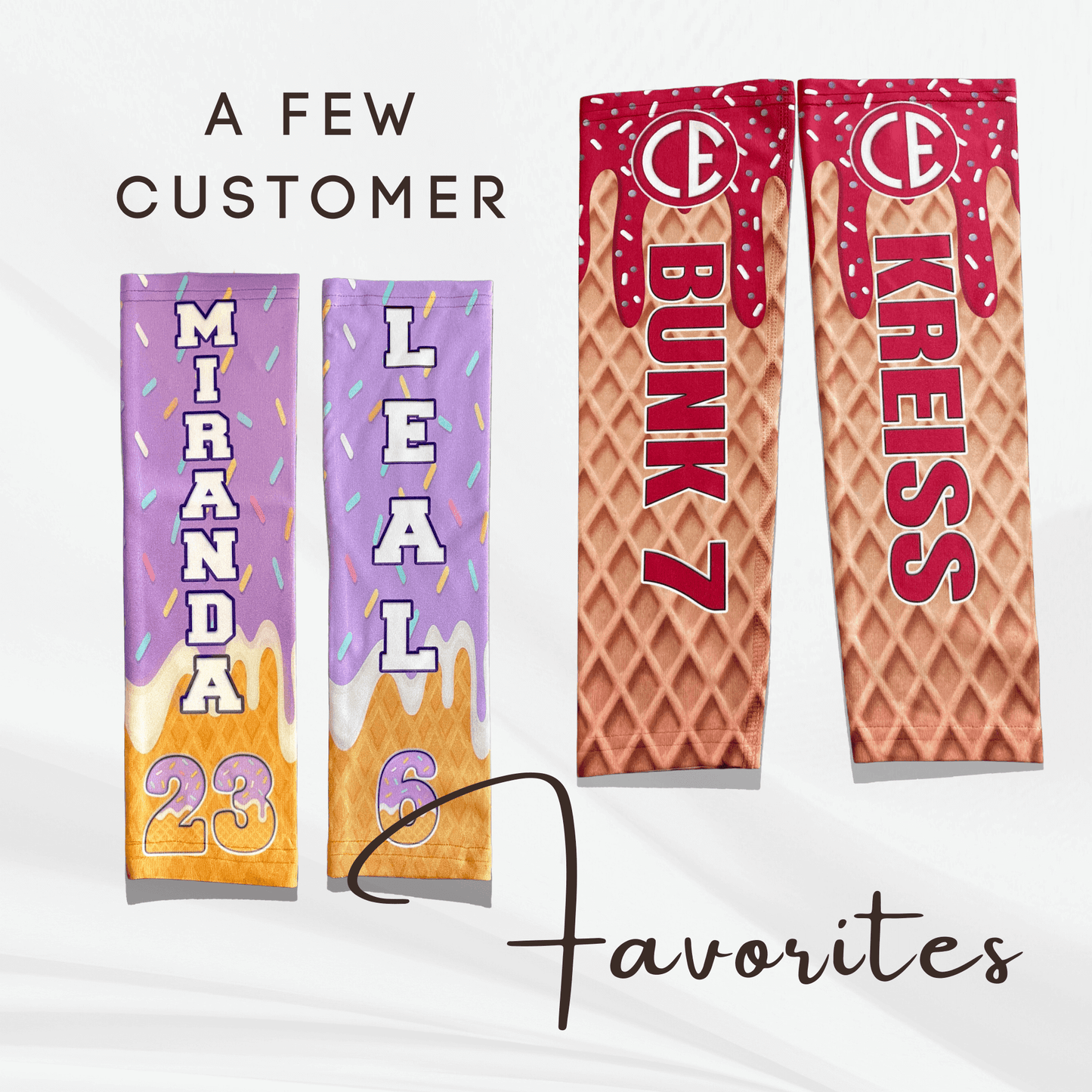Ice Cream Drip Arm Sleeve, Custom Respect the Drip
