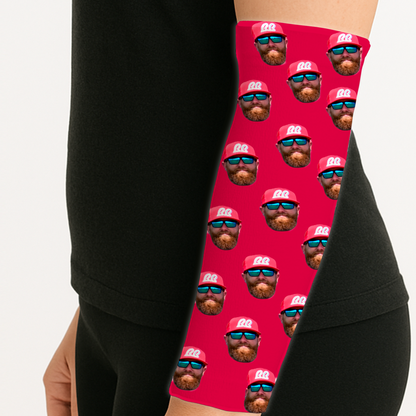 Photo Frenzy Sleeve – Custom Face Pattern Arm Sleeve for Players, Fans & Gifts
