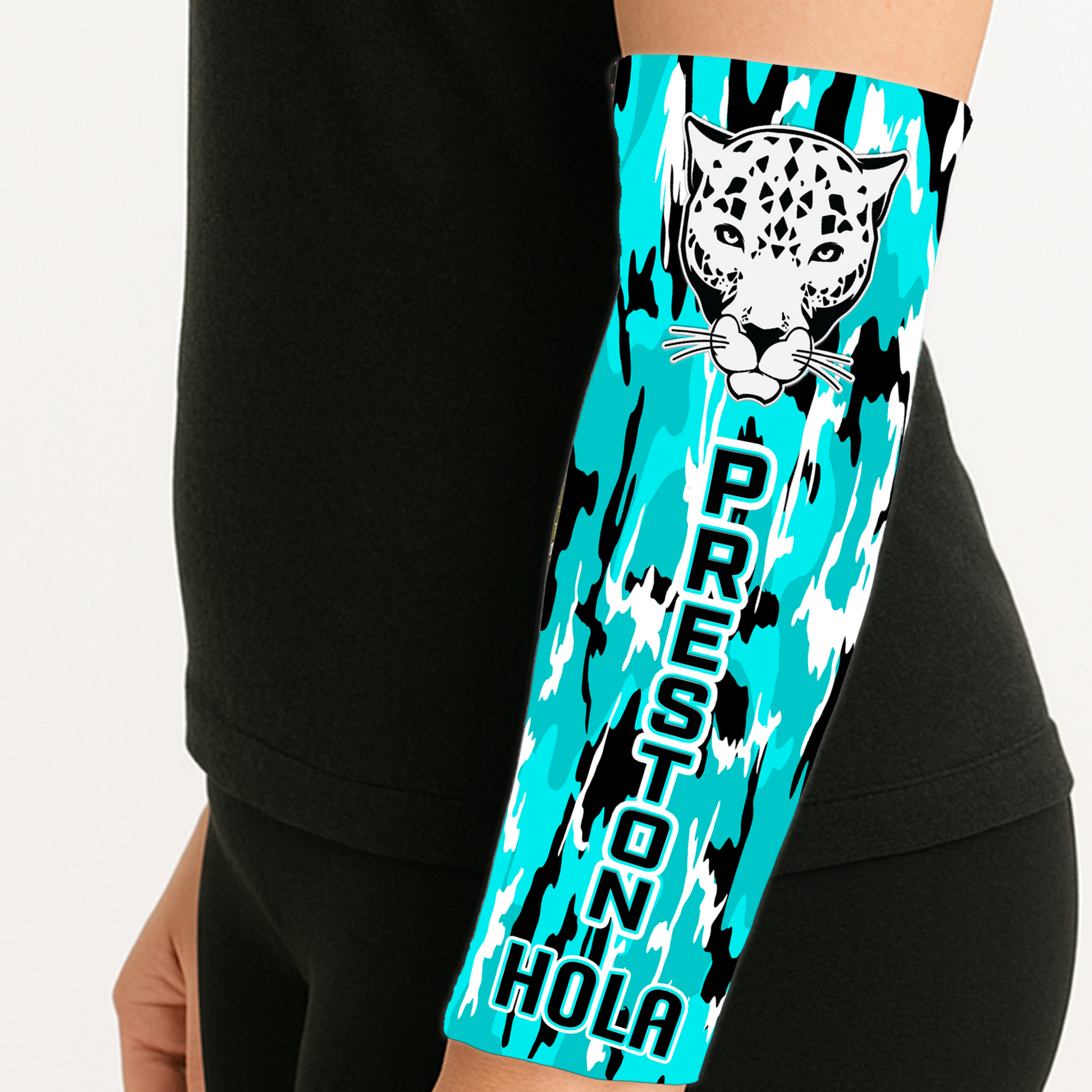 Game Day Camo Arm Sleeve – Personalized Sports Sleeve with Team Colors & Logo