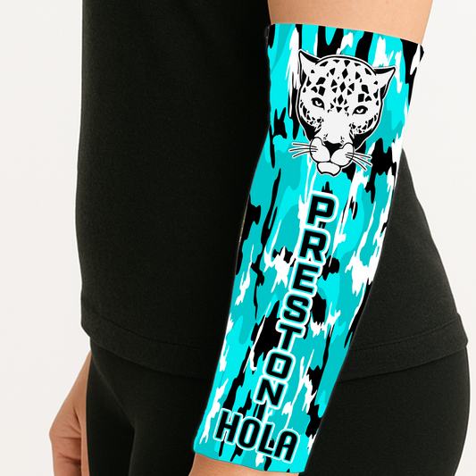 Game Day Camo Arm Sleeve – Personalized Sports Sleeve with Team Colors & Logo