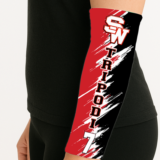 Shredder Custom Arm Sleeve – Personalized Name, Number & Team Layout