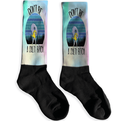Pair of Fun Rude Adult Humorous Knee Socks