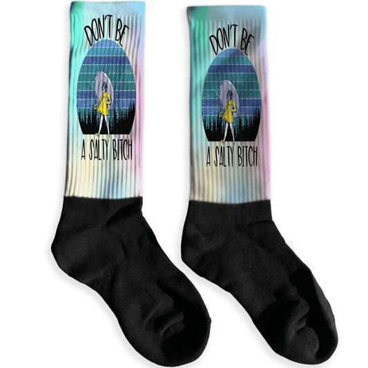 Pair of Fun Rude Adult Humorous Knee Socks