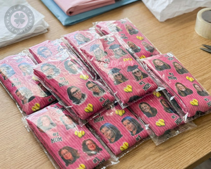 Mother’s Day Team Socks – #1 Mom Photo Socks, Custom Baseball Softball Team Socks, Bulk Orders Available