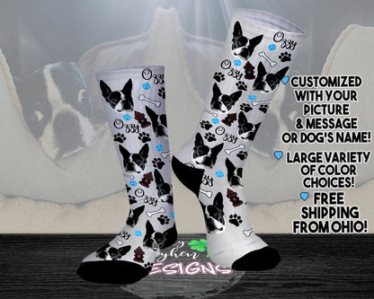 Custom Sock with Photo, Face on Socks, Groom Gift Sock, Fiance Sock Man, Mens Dress Socks XL, Custom Dress Socks, Pet's Face Socks, Picture