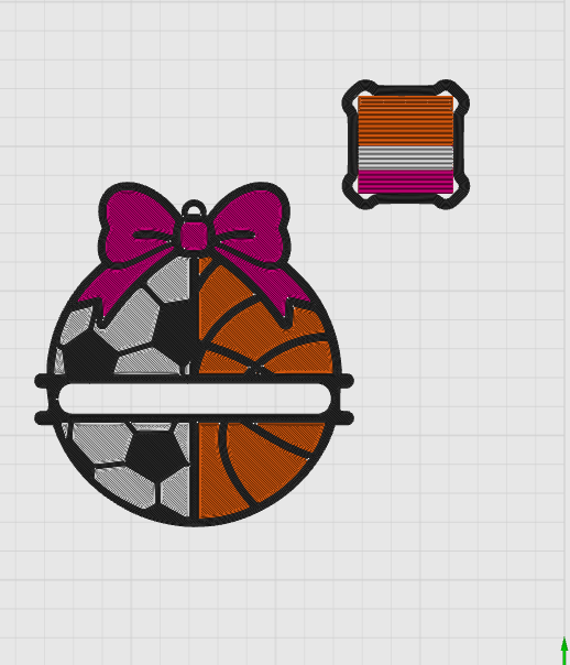 Basketball & Soccer Hair Tie Holder 3MF