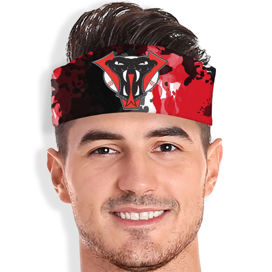 Camo Vibes Skull Wrap – Custom Headband for Teams, Mascots & Spirit Wear