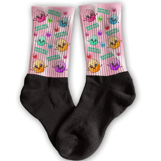 Don’t Be a Cuntcake Crew Socks – Hilarious Adult Socks, Snarky Everyday Gift