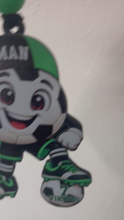 Custom Soccer Team Ornament