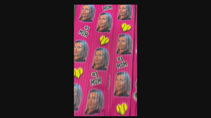 Mother’s Day Team Socks – #1 Mom Photo Socks, Custom Baseball Softball Team Socks, Bulk Orders Available
