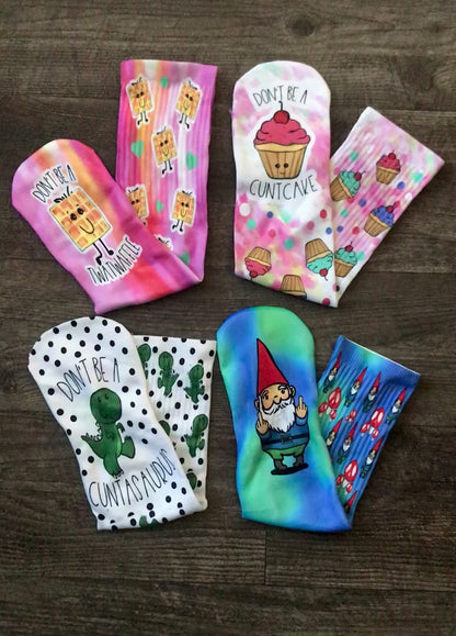 Don’t Be a Cuntcake Socks – Bold NSFW Crew for Secret Santa Exchange