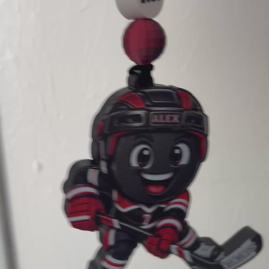 Custom Hockey Christmas Ornament