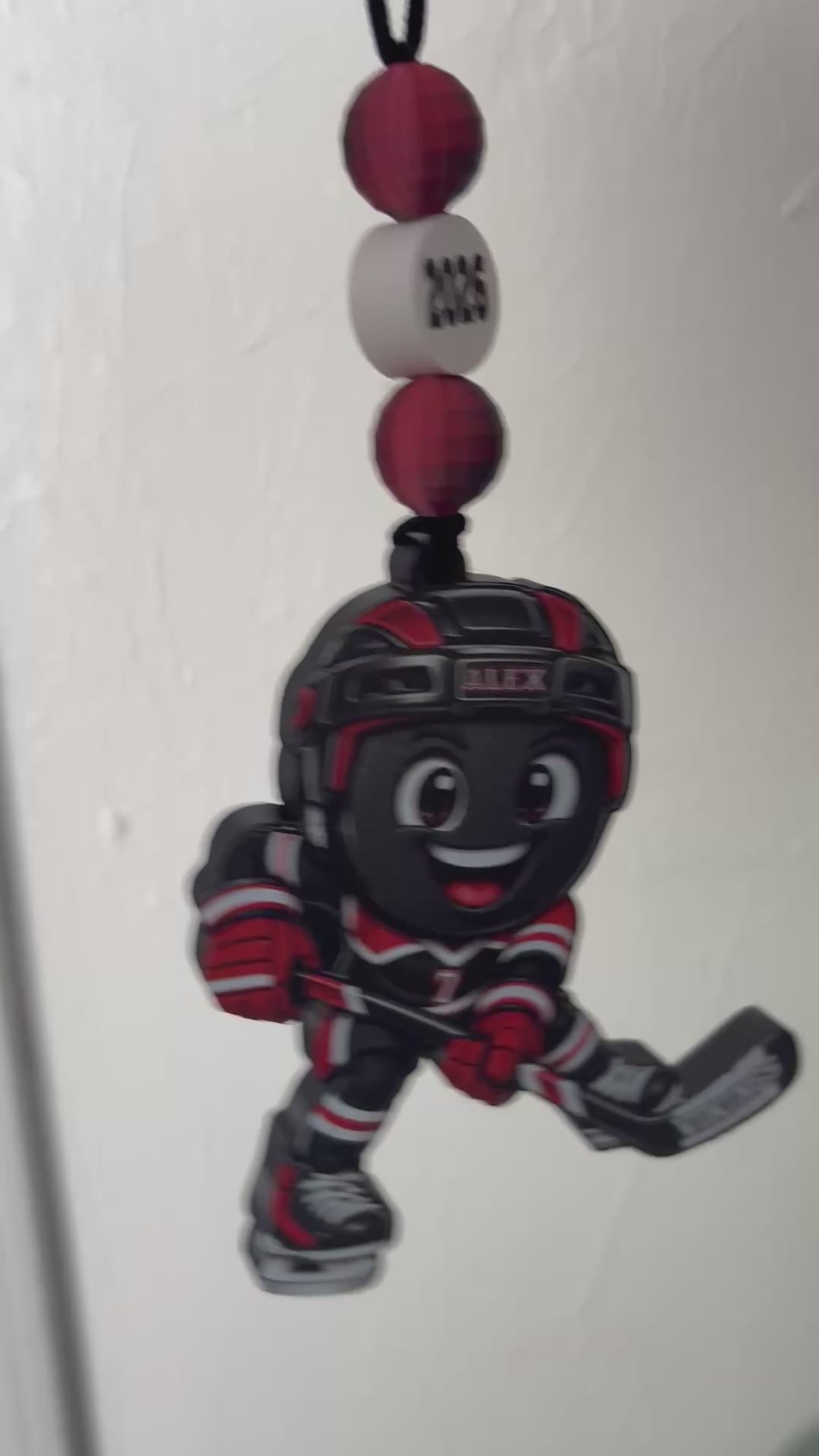 Custom Hockey Christmas Ornament