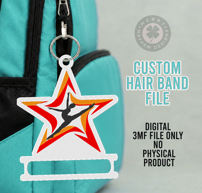 Custom Cali Dance Studio Hair Tie Holder 3MF