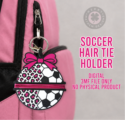 Soccer Hair Tie Holder 3MF