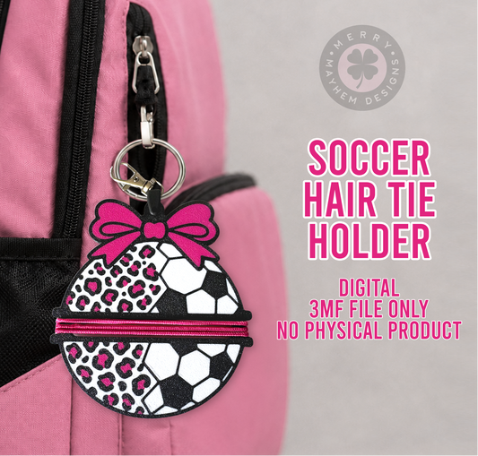 Soccer Hair Tie Holder 3MF