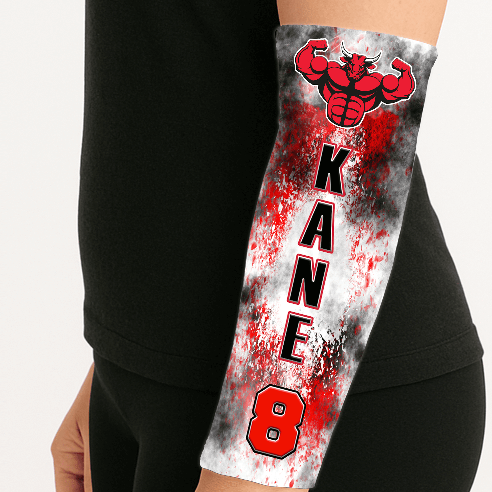 Urban Splatter Arm Sleeve – Custom Name & Number
