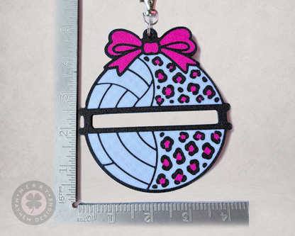Cheetah Volleyball Hair Tie Holder 3MF