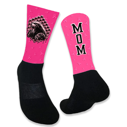 Custom Breast Cancer Awareness Crew Socks